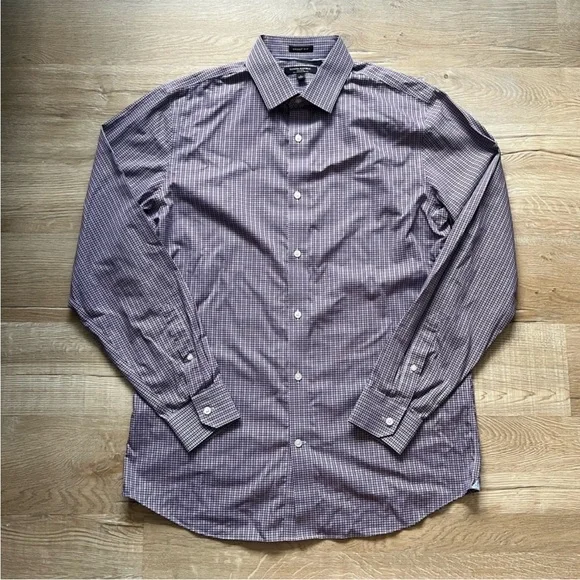 Banana Republic Men's Purple Striped Dress Shirt - Picture 8 of 8